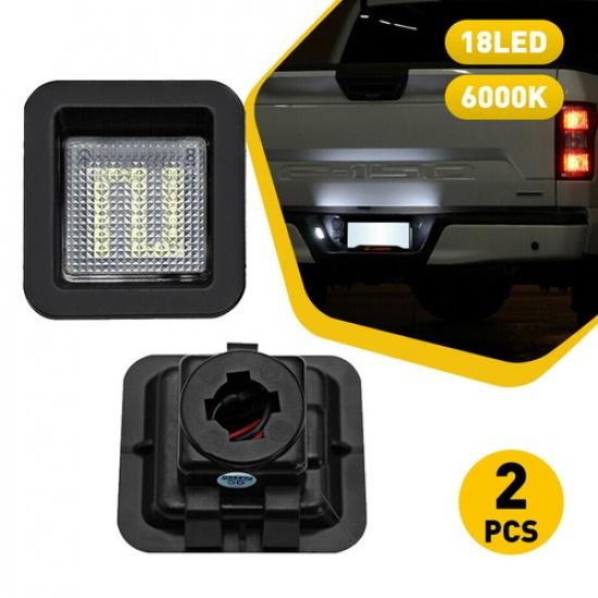 

FOR F150 Ford 15-21 License LED F-150 Plate Light Lamp SUPER Housing BRIGHT 2PCS