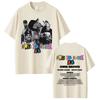Vintage Washed Chris Brown Breezy Bowl XX Tour 2025 R&B Pop Graphic T-shirt Men Women Printed Tee Summer Casual Fashion Clothing Tops Streetwear