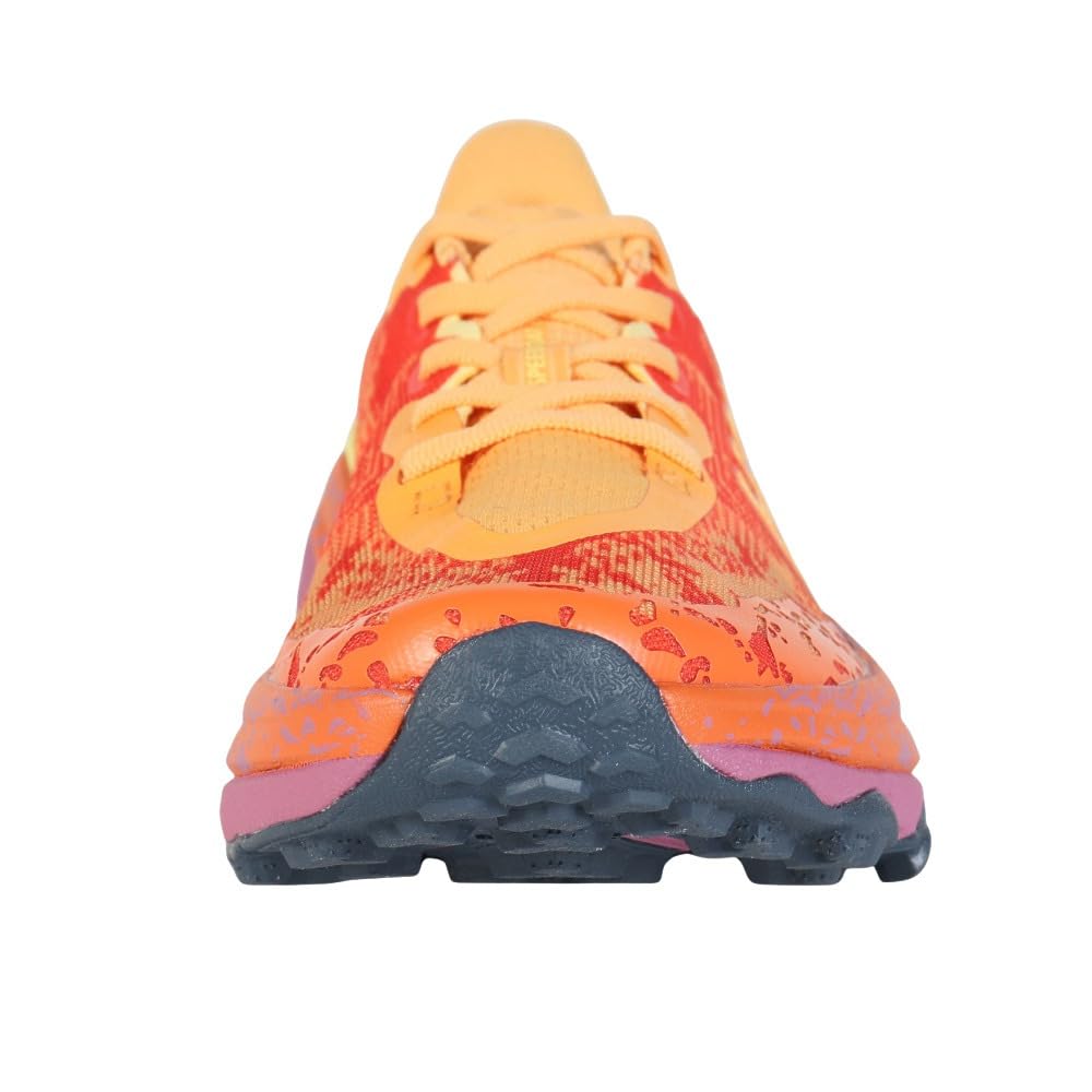 HOKA Speedgoat 6 Trail Running Shoes (1147811-SRBT) (Orange/Size 23.0/Women's)