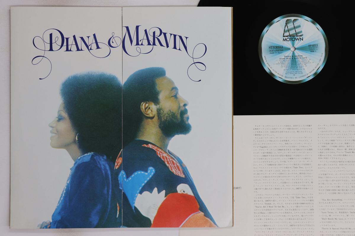 

LP Record DIANA ROSS, MARVIN GAYE - Diana & Marvin VIP6013 MOTOWN 1977 Japan Soul/Funk Used