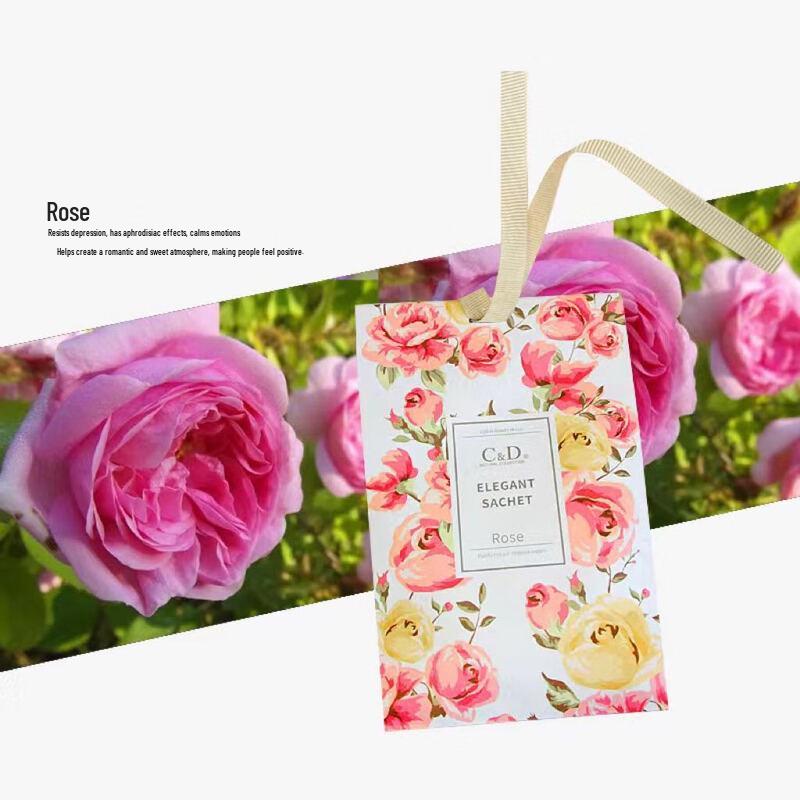 Miàoyìjiā Rose Scent Wardrobe Fresheners, 12-Pack