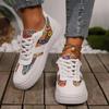 fashion Spring and Autumn Fashion Women's Sports Shoes Casual Color Matching Low-top Round Toe Lace-up Couple Style Vulcanized Shoes
