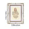 Antique Ornate Photo Frame with Floral Relief Vintage Picture Frame Wall and Tabletop Display for Home Decors Art Gallery