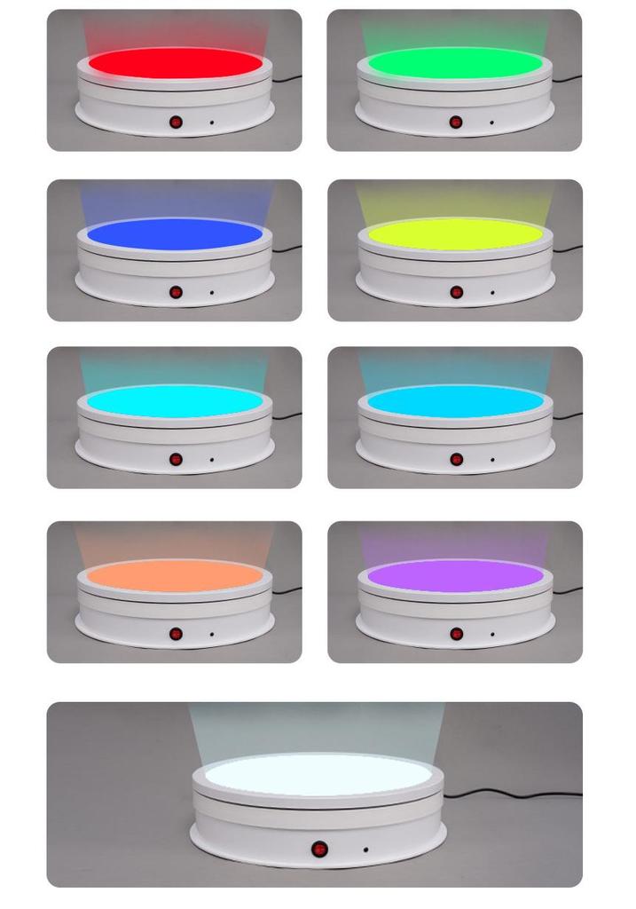 360° LED Adjustable Rotating Display Stand