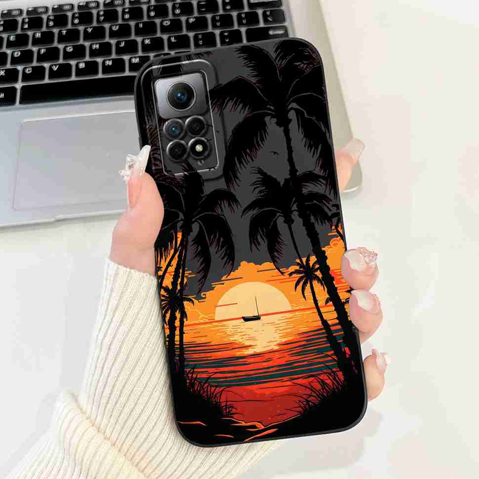 For Xiaomi Redmi Note 12 Pro 4G Case Colorful Painted Cover Soft Slim Phone Case For Redmi Note12 Pro 12Pro 4G Back Cover Capa