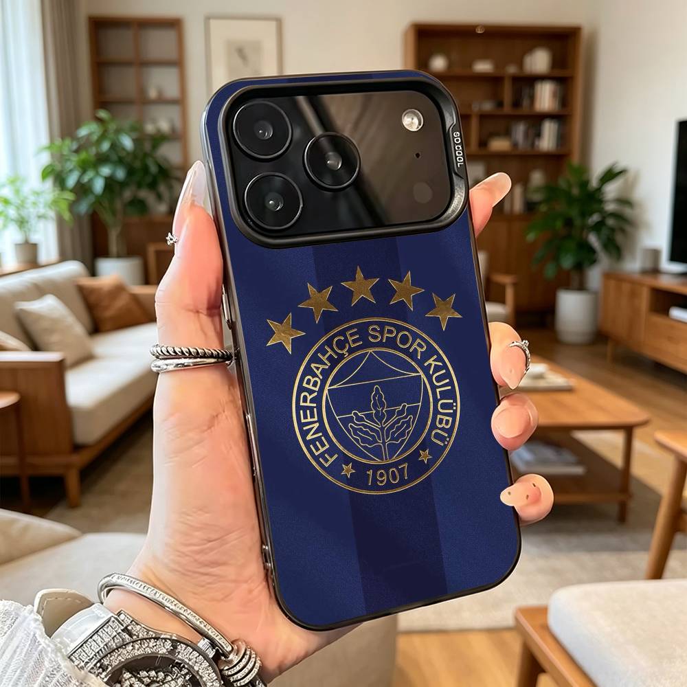 F-fenerbahce-E T-turkey-PC Phone Case For iPhone 17,16,15,14,13,12,11 Plus,Pro Max,XS,Colored Silver Plated Inside Cover iPhone13PROMAX
