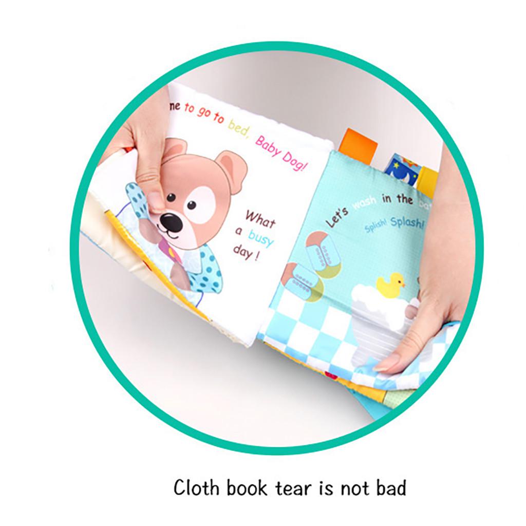  Baby  Dog Cloth Book Baby Toy Cloth Development  Sound Books