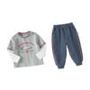 DAVE & BELLA Boys' Knitted Two-Piece Set