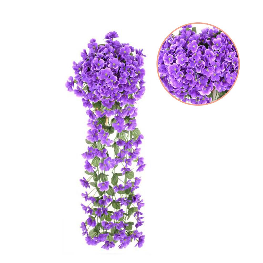Künstliche gefälschte hängende Blumen-Ranken-Pflanzen-Girlande-Hausgarten-Dekoration im Freien