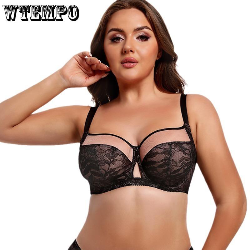 Large Size Bra Women's Lace Bra Full Cup Bra Lingerie Thin Bra