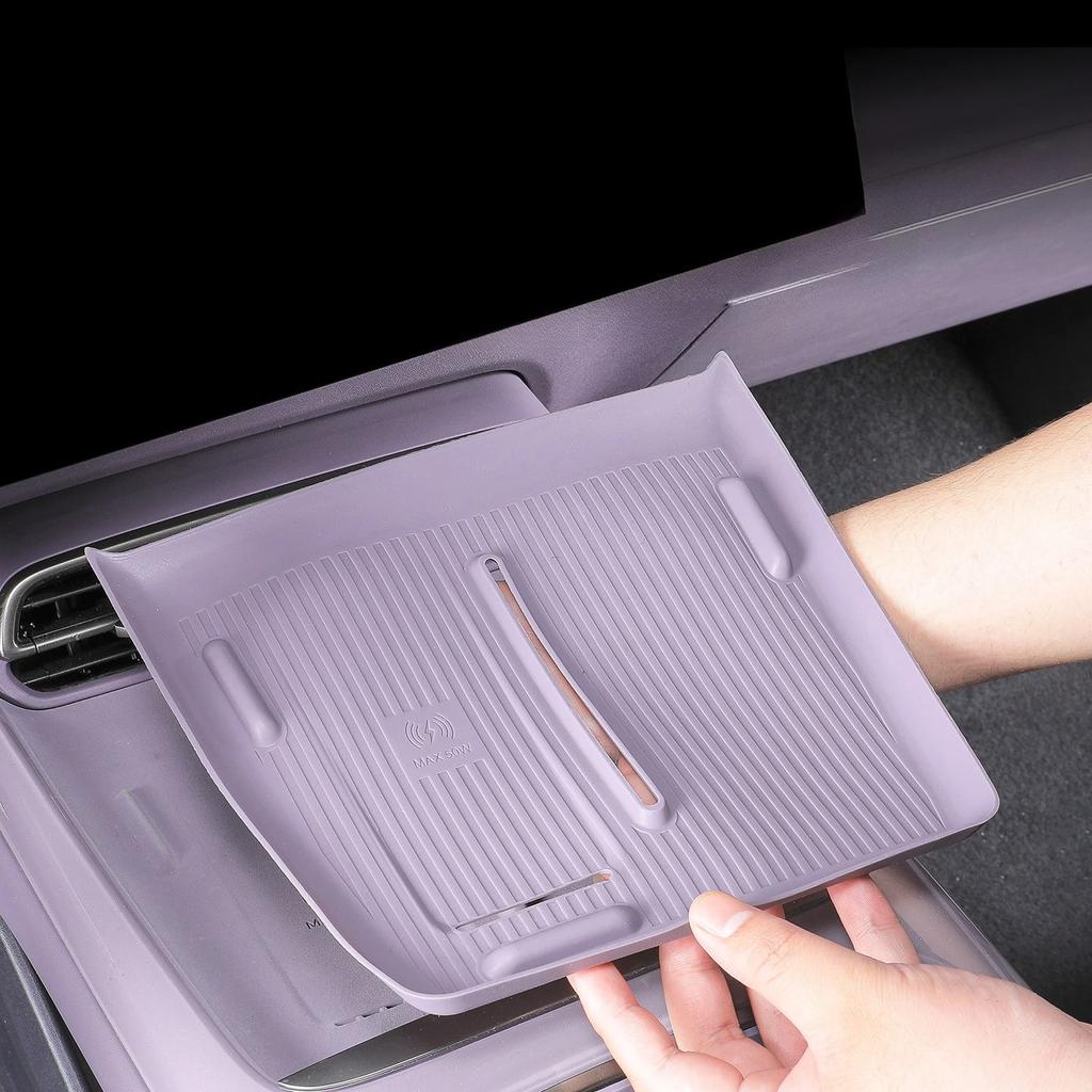 For Changan DEEPAL L06 Dedicated Wireless Charging Pad Central Control Water Cup Anti Slip Mat Car Interior Modified Accessories