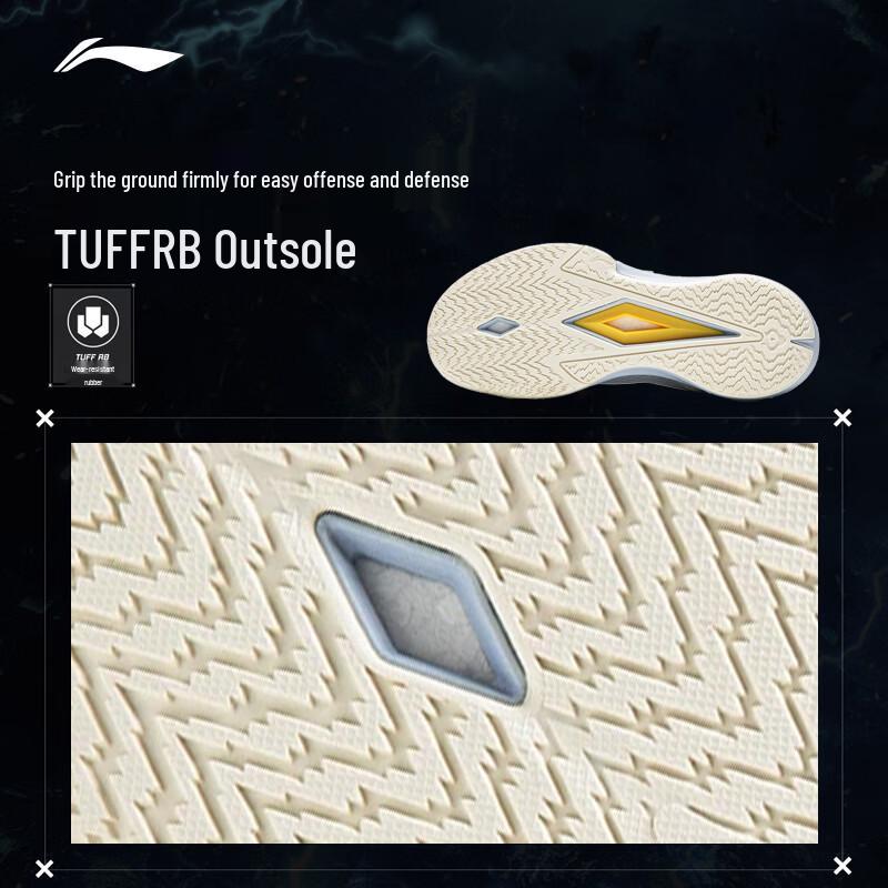 Li-Ning Pantofi de baschet Wade Flash 2 pentru bărbați, ușori, cu revenire înaltă