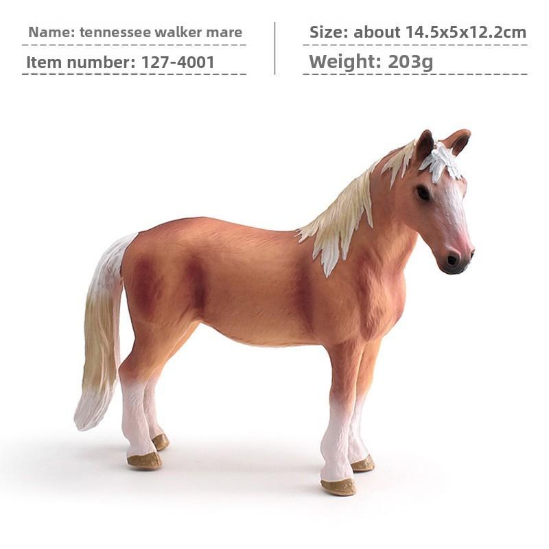 Childrens Pvc Wildlife Horse Figurine With Authentic Design For Playroom Decor