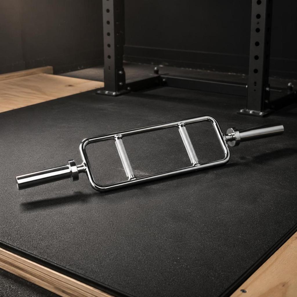 Biceps Training Bar Commercial Grade Square Hex Double Grip for Gym
