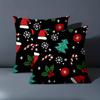 1 Pieces Christmas Pattern Decorative Throw Pillow Cushions Polyester pillowcase, sofa decorative cushion cov Headboard Pillow