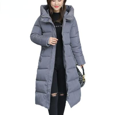 Brand Autumn Winter Women Parkas Coats Casual Long Sleeve Hooded Jackets Warm Solid Zipper Plus Size Long Outerwear