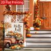 1pc Happy Autumn Theme Farm Truck Thanksgiving Garden Flag_2 (1)- Outdoor Garden Flag Double-sided Home Decoration Courtyard Decoration Outdoor Decora