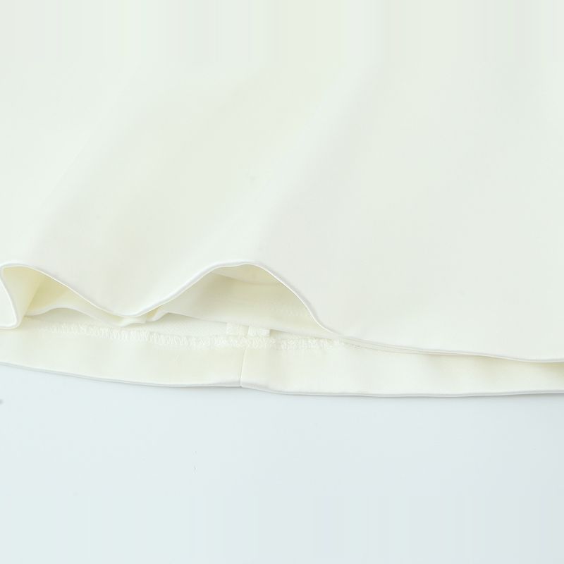 Kaslead New Women Clothes Western Style Bowknot Decoration Silk Satin Texture Short Dress 4772337