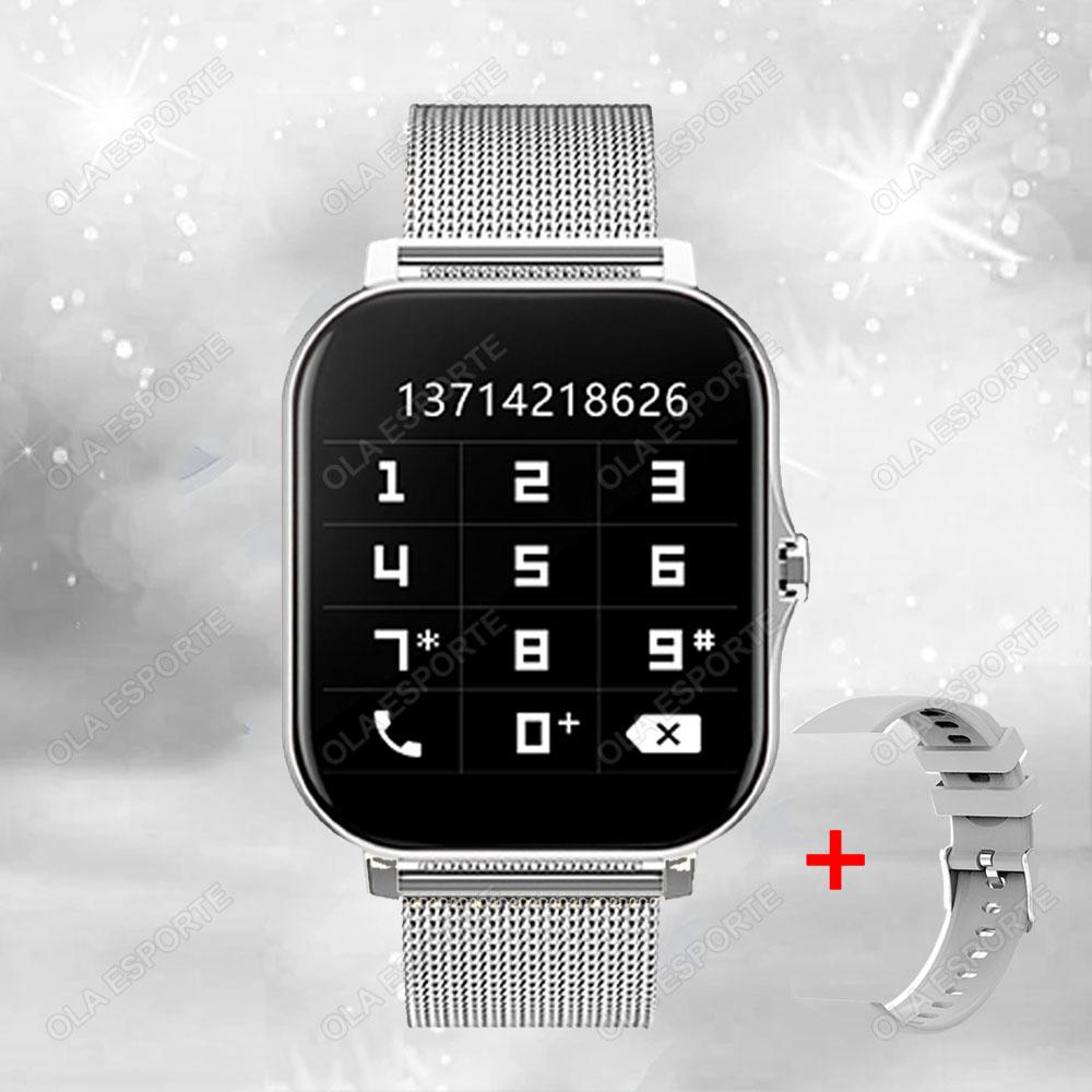 New Smart Watch 1.83'' Full Screen Bluetooth Talk Blood Oxygen/Blood Pressure Monitor Smartwatch for Women Men Holiday Gift
