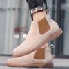 Large Size Fashion Men Chelsea Boots Genuine Leather Ankle Boots For Men Winter Boots