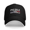 Casquettes de Baseball pour Dames Unisexes Drapeau National Picole Blanc Unisexes Unisexes Casquettes de Plage Type Dad Snapback