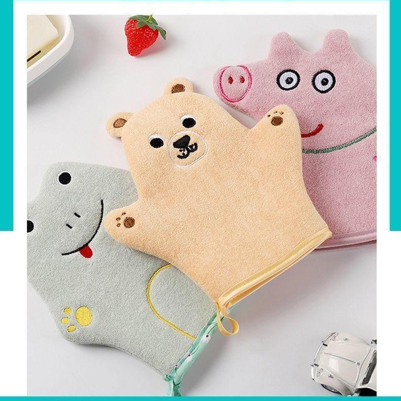 

Children s Cartoon Exfoliating Bath Towel - Gently Removes Dead Skin