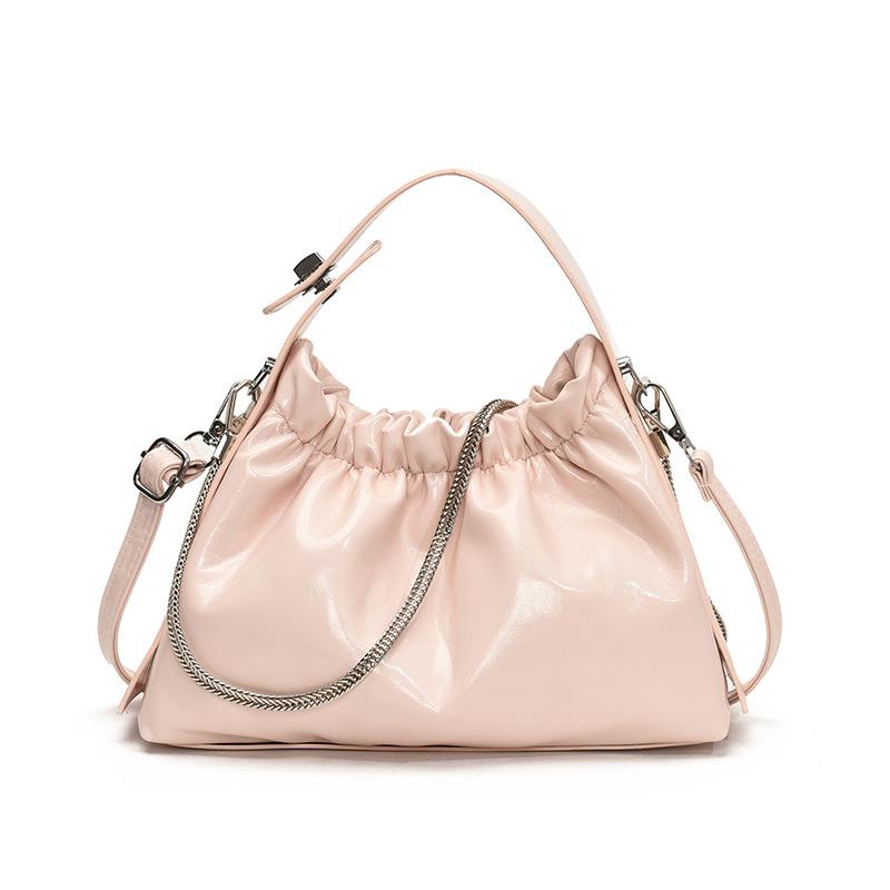 

Small bag pleated chain handbag women s early autumn new fashion commuter shoulder messenger bag
