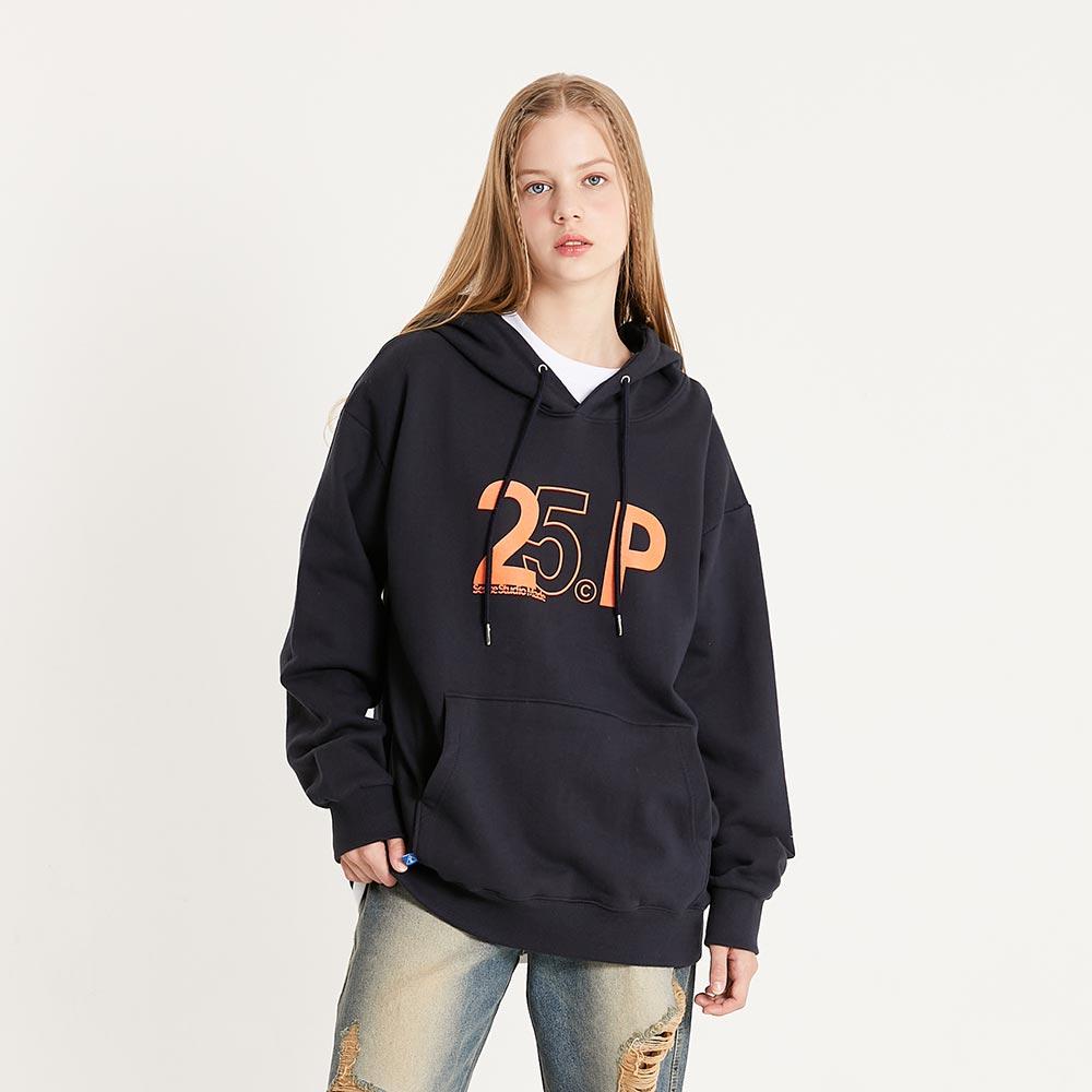 Худи с логотипом Twenty-Five Percentage 25P Sense 25Pu3Fhdny 25Pu3Fhdny Navy L/Free