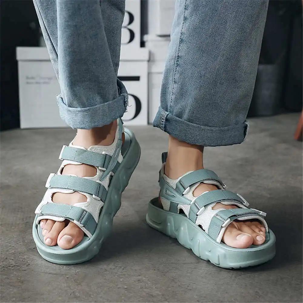 Thick Heeled Two Tone Womans Sandals For Summer Slippers Green Flip Flops Shoes Sneakers Offer Sports Gym 4yrs To 12yrs