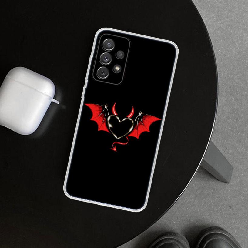 Gothic Vampire Scarlet Art Phone Case for Samsung Galaxy A17 A16 A26 A36 A56 A57 A37 A15 A25 A35 A55 A14 A24 A34 A54 A13 A23 A33
