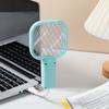 1Pc Pest Control USB Mosquito Swatter Trap Mini Electric Shock Insect Racket Portable UV Light Mosquito Killer Lamp Home Outdoor