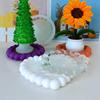 3 Pcs Silicone Moulds Durable Silicone Coaster Moulds DIY Crafts Bubble Resin Tray Moulds DIY Plaster Drip Jewellery Tray Home Decoration Gift Moulds