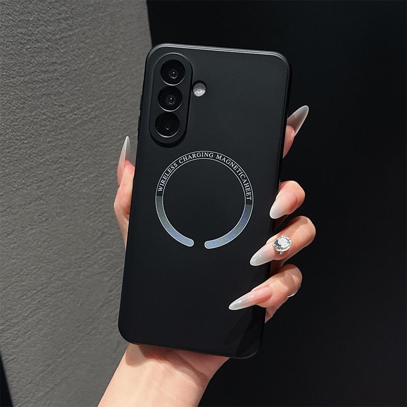 Samsung A17 Rubik's Cube Liquid Silicone Magnetic Phone Case - Full Coverage, Anti-Drop.