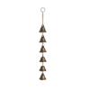 Balconies Metal Wind Chimes Hanging Decors With Bells and Chain, Soft Bells Accent for Patios, Porch, Window or Entryway