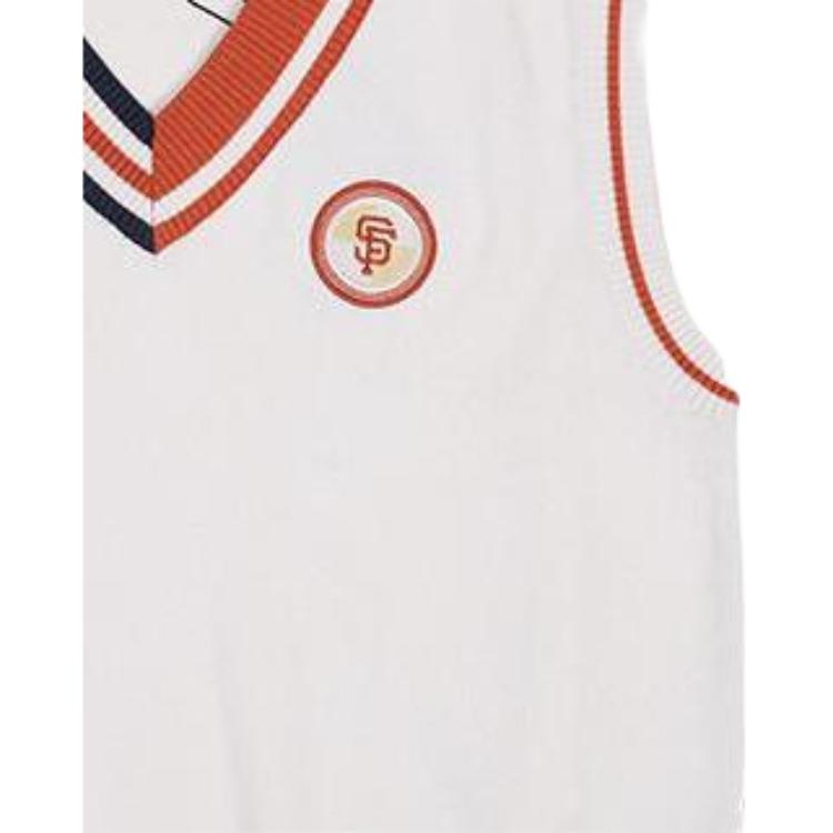 New Era SS23 MLB San Francisco Giants Retro Color Block Sports Sleeveless Vest Unisex vest Ivory 13558546