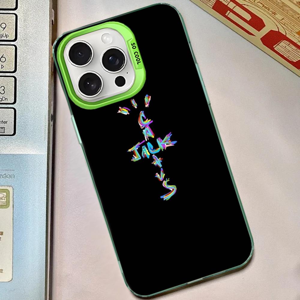 Cactus Jack Hiphop Phone Case For IPhone 16 15 14 13 12 11 Pro Max X XR XSMAX 8 7 Plus Matte Shockproof Back Cover