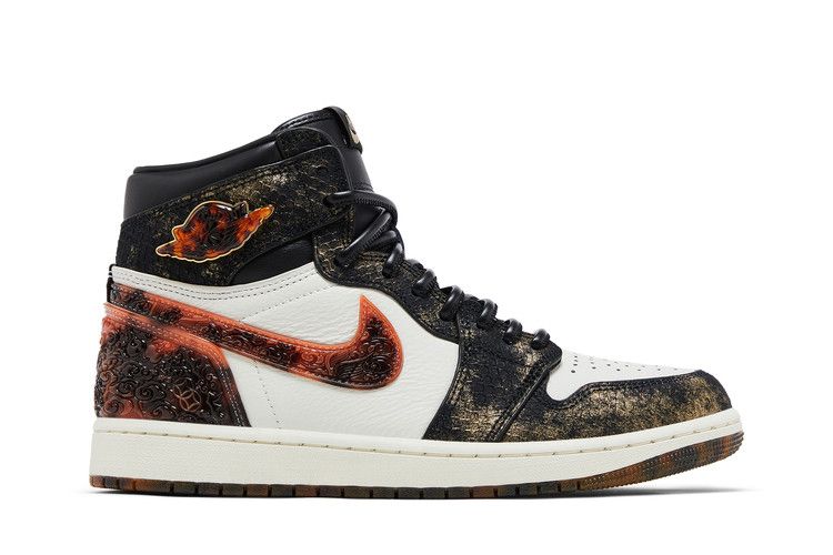 Zapatillas para Hombre Nike Jordan 1 Retro High OG Año del Dragón Xuanwu Negro/Crema/Negro/Multicolor