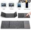 STONEGO 2-fach / 3-fach Ultradünne Kabellose Tastatur mit Touchpad Bluetooth Tastatur Tablet PC Mobiltelefon Mini-Tastatur