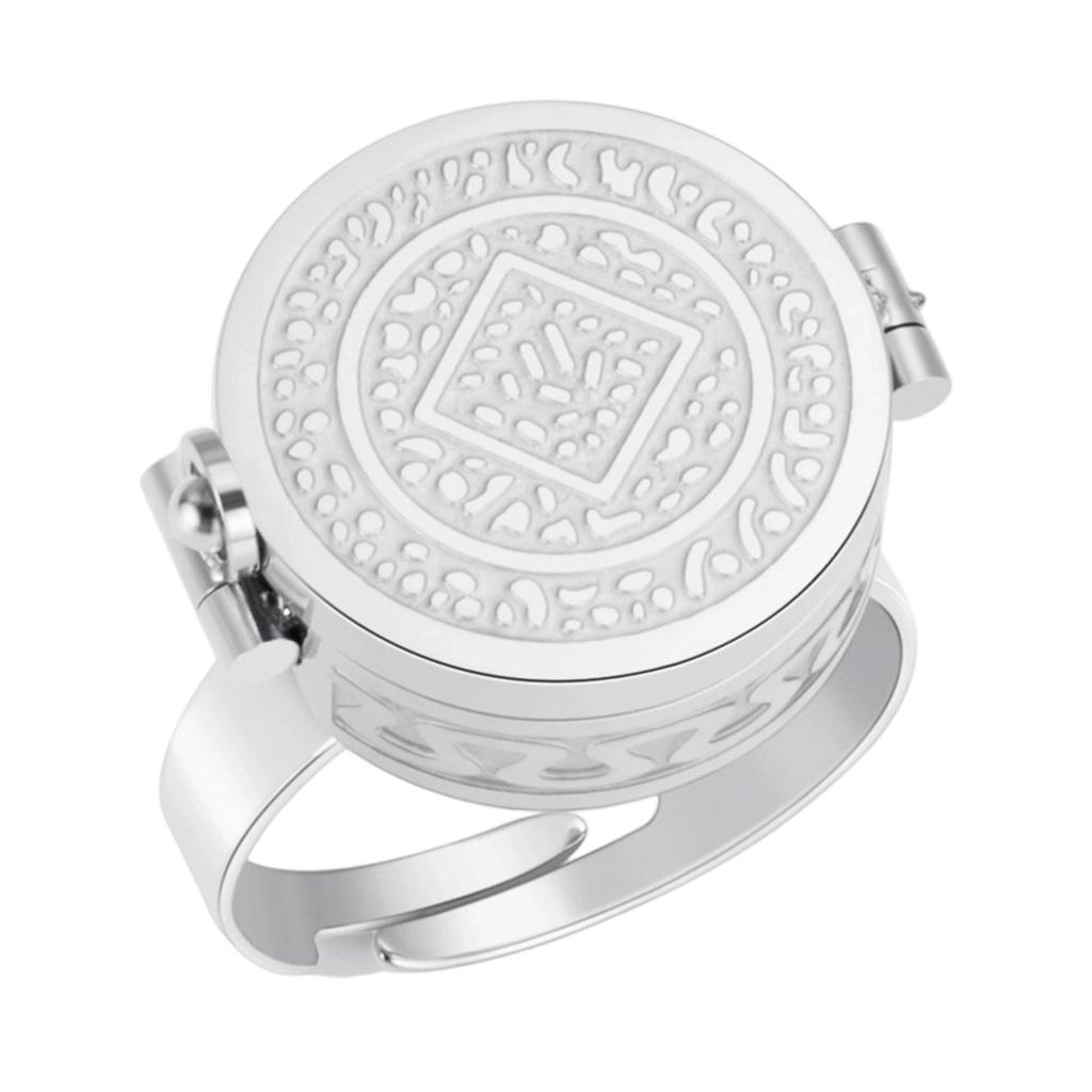 Multipurpose Adjustable Finger Ring Lip Balm And Item Storage Ring Portable Small Items Storage Solution for Daily