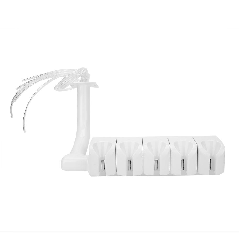 

Dental Handpiece Rack 5‑Seat Handpiece Holding Stand Rack Dental Chair Accessory