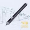 3 Colors Electric Eraser, Automatic Eraser Battery Operated Automatic Pencil Shape Eraser Kit with 22 Eraser Refills for Drawing, Painting(Black)