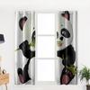 Animal Cute Panda Bamboo Window Curtains Bedroom Kitchen Decor Curtain Panel Window Curtains for Living Room