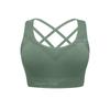 European and American custom sports bras women's high-intensity fitness running shock-proof cross back steel-free underwear manufacturers
