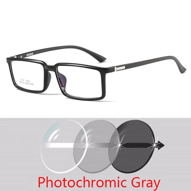Men Square Nearsighted Eyeglasses Spring Hinges Unisex Oval Prescription Spectacle 0 -0.5 -1.0 -2.0 To -6.0 -7.0