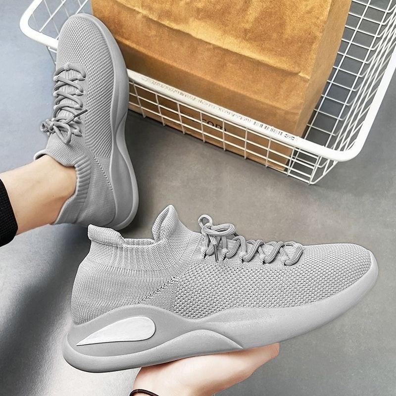 Mesh Upper Breathable Running Male Sports Shoes High Quality Designer Stylish Hiking Trekking Lightweight Men's Casual Sneakers