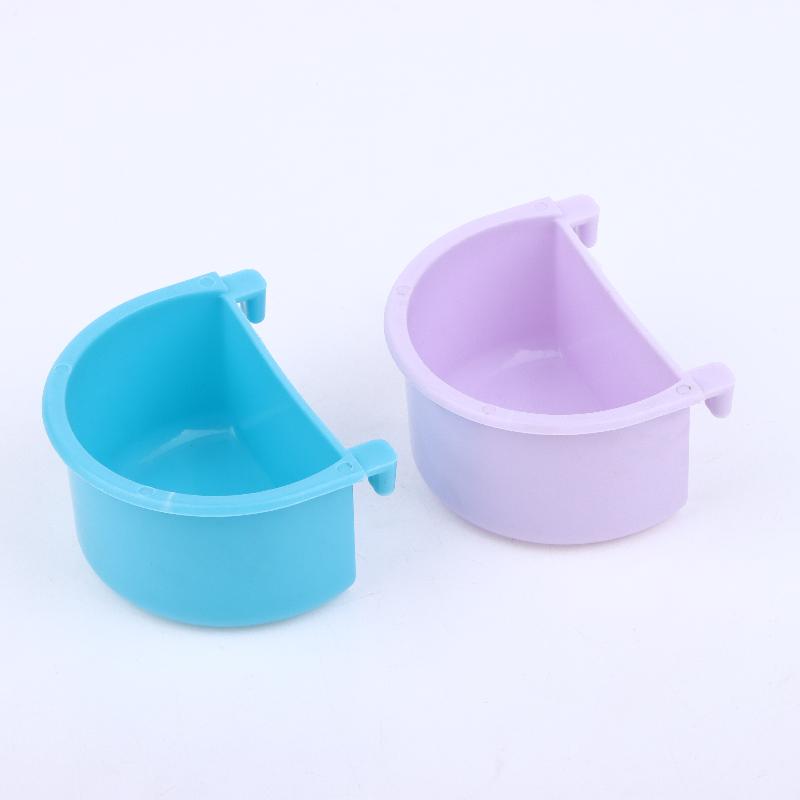 New 5pcs Bird Food Feeding Dish Easy To Install Bird Cage Feeder Bowl For Small Animals Budgie Parrot Parakeets Lovebirds