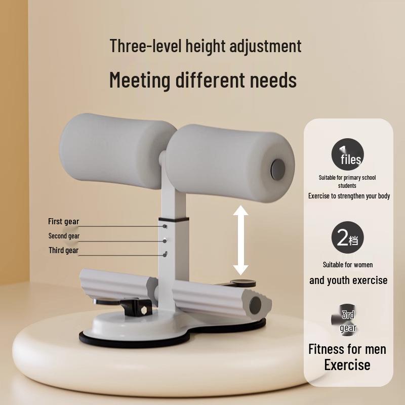 Sit-up Assist Device for Home: Foot Support Exercise Equipment for Fat Reduction, Body Shaping, Belly Slimming, and Weight Loss.