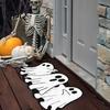 Stain-resistant Gothic Mat Halloween Bath Mat, Non-Slip Fluffy Ghost Rug, Pumpkin Absorbent Skin-friendly Soft Shower Bathroom Washable Area