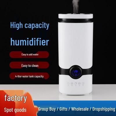 4L Ultrasonic Low Noise Humidifier with Aromatherapy and Constant Humidity Timing