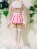 Figure Pink Style High School Girl Transparent JK Sailor Uniform and Socks Set and Head Not [TOYBARJAPAN] 1/6 Accessories/innocent (body Included)